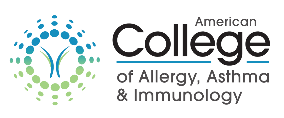 American College of Allergy, Asthma & Immunology logo.
